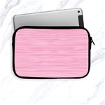 Pink knitting Apple iPad Mini Zipper Cases Front