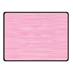 Pink knitting Double Sided Fleece Blanket (Small)  45 x34  Blanket Front