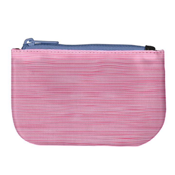 Pink knitting Large Coin Purse