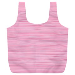 Pink Knitting Full Print Recycle Bag (xxl) by goljakoff