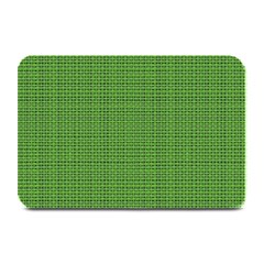 Green Knitting Plate Mats by goljakoff