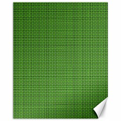 Green Knitting Canvas 11  X 14  by goljakoff