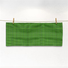 Green Knitting Hand Towel by goljakoff