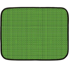 Green Knitting Fleece Blanket (mini) by goljakoff