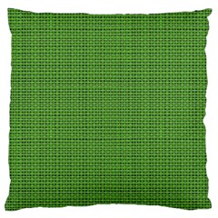 Green Knitting Large Cushion Case (two Sides) by goljakoff