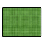 Green knitting Double Sided Fleece Blanket (Small)  45 x34  Blanket Front