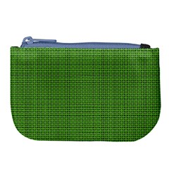 Green Knitting Large Coin Purse by goljakoff