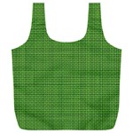 Green knitting Full Print Recycle Bag (XXL) Back