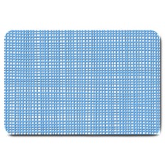 Blue Knitting Large Doormat  by goljakoff