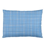 Blue knitting Pillow Case (Two Sides) Front