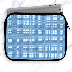 Blue Knitting Apple Ipad 2/3/4 Zipper Cases by goljakoff