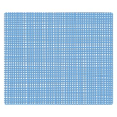 Blue Knitting Double Sided Flano Blanket (small)  by goljakoff