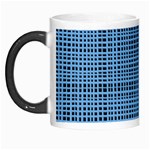 Blue knitting pattern Morph Mugs Left