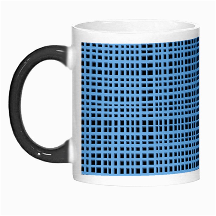 Blue knitting pattern Morph Mugs