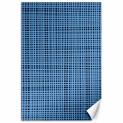 Blue Knitting Pattern Canvas 20  X 30  by goljakoff