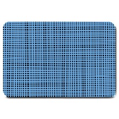 Blue Knitting Pattern Large Doormat  by goljakoff