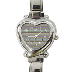 Vintage Knitting Heart Italian Charm Watch by goljakoff