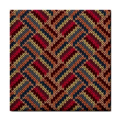 Geometric Knitting Tile Coaster by goljakoff