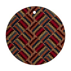 Geometric Knitting Ornament (round) by goljakoff