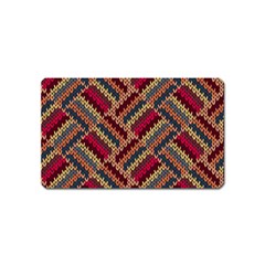 Geometric Knitting Magnet (name Card) by goljakoff