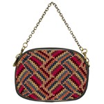 Geometric knitting Chain Purse (One Side) Front