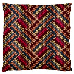 Geometric Knitting Large Cushion Case (one Side)