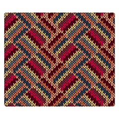 Geometric Knitting Double Sided Flano Blanket (small)  by goljakoff