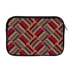 Geometric Knitting Apple Macbook Pro 17  Zipper Case by goljakoff