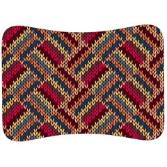 Geometric Knitting Velour Seat Head Rest Cushion by goljakoff