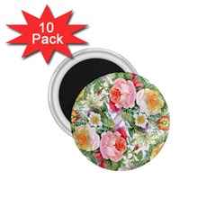 Vintage Flowers 1 75  Magnets (10 Pack)  by goljakoff