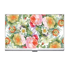 Vintage Flowers Business Card Holder by goljakoff