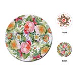 Vintage flowers Playing Cards Single Design (Round) Front