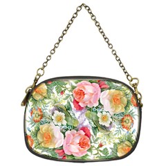 Vintage Flowers Chain Purse (one Side) by goljakoff