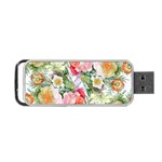 Vintage flowers Portable USB Flash (One Side) Front