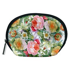 Vintage Flowers Accessory Pouch (medium) by goljakoff