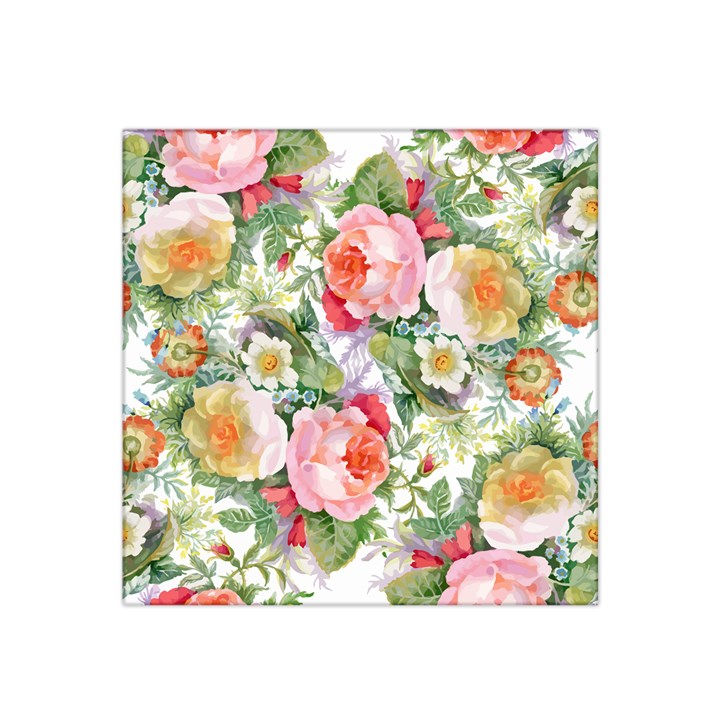 Vintage flowers Satin Bandana Scarf