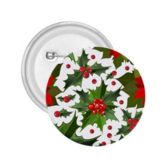 Christmas Berries 2 25  Buttons by goljakoff