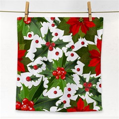 Christmas Berries Face Towel by goljakoff