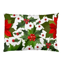 Christmas Berries Pillow Case by goljakoff