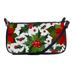 Christmas Berries Shoulder Clutch Bag by goljakoff