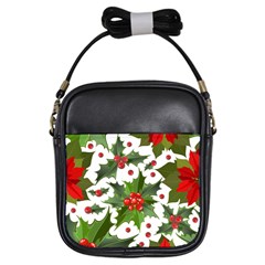 Christmas Berries Girls Sling Bag by goljakoff