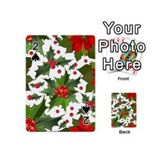 Christmas Berries Playing Cards 54 Designs (mini) by goljakoff