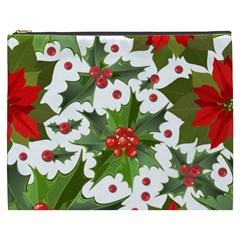 Christmas Berries Cosmetic Bag (xxxl) by goljakoff