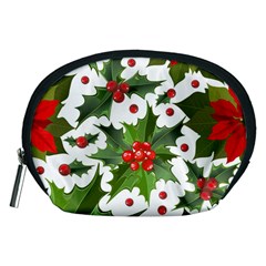 Christmas Berries Accessory Pouch (medium) by goljakoff