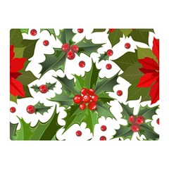 Christmas Berries Double Sided Flano Blanket (mini)  by goljakoff