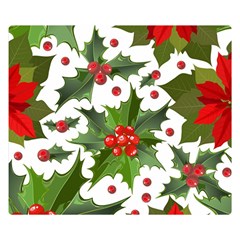 Christmas Berries Double Sided Flano Blanket (small)  by goljakoff