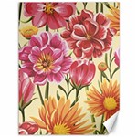 Retro flowers Canvas 36  x 48  35.26 x46.15  Canvas - 1