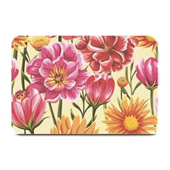 Retro Flowers Plate Mats by goljakoff