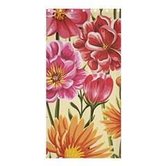 Retro Flowers Shower Curtain 36  X 72  (stall)  by goljakoff