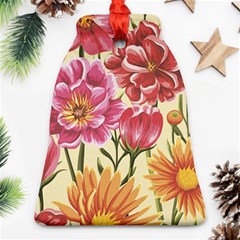 Retro Flowers Ornament (bell) by goljakoff